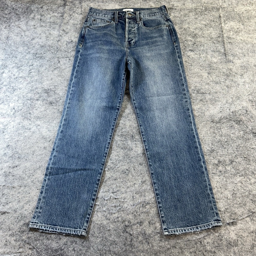 NWOT Pistols Denim Jeans Women's 26 Medium Wash Distressed Faded Button Fly